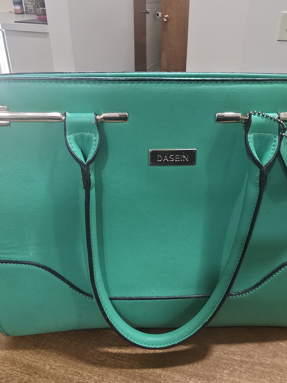 DASEIN Teal Satchel Handbag for Women